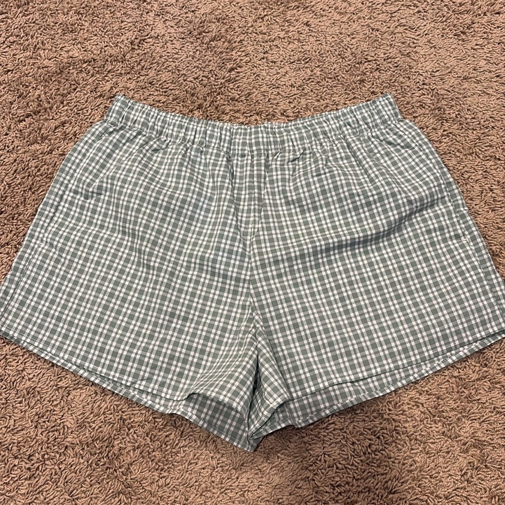 NWT Hollister Plaid Poplin Boxer Shorts